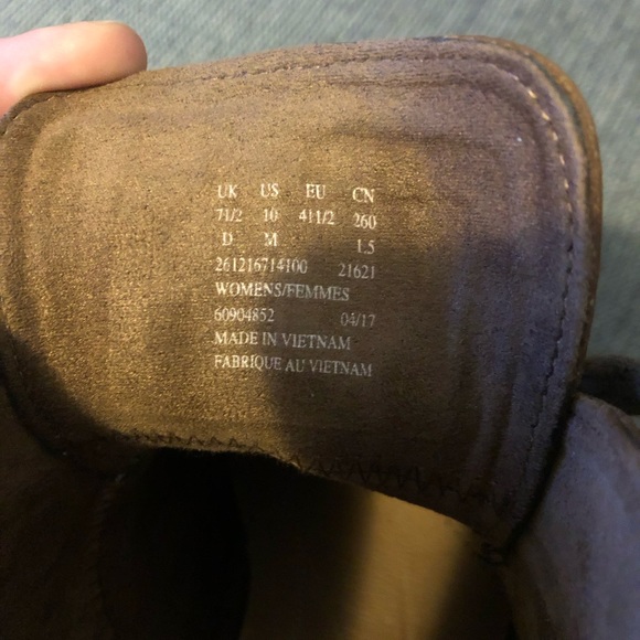 Clarks Artisan brown leather booties - Picture 4 of 6